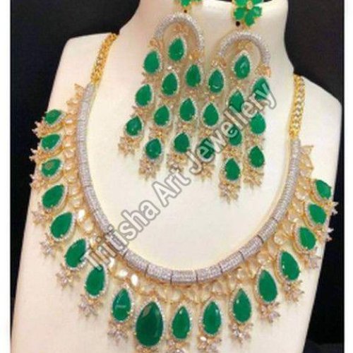 American Diamond Party Necklace Set