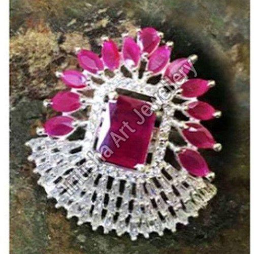American Diamond Studded Ring