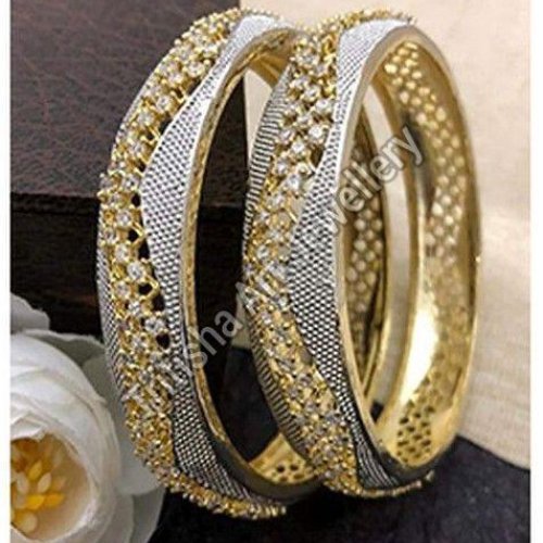 Dual Tone Lightweight Designer Bangles