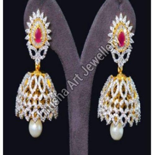 Heavy Bridal Jhumka Earrings