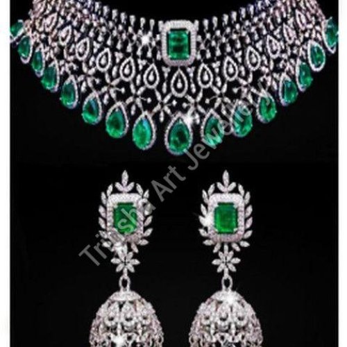 Kundan Stone Wedding Necklace Set