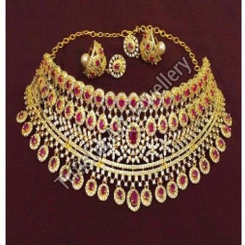 Premium Zircon Bridal Necklace Set