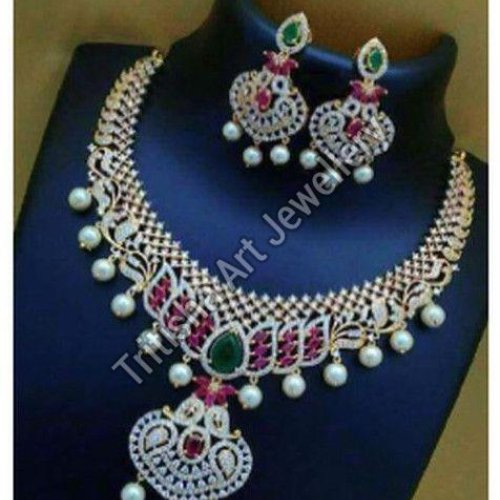 Traditional Rajwadi Style Necklace Set