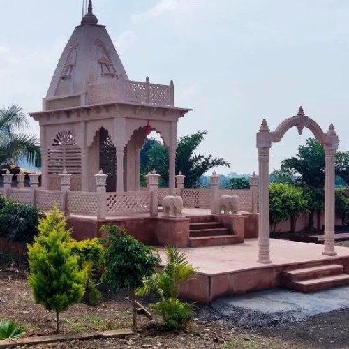Sand Stone Temple with Gate