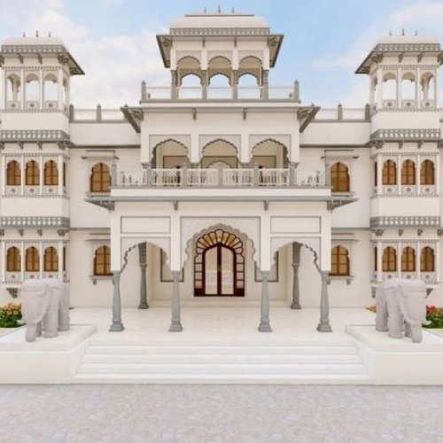 White Sandstone Railing Pillar