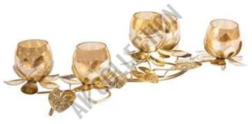 5 Lotus T Light Candle Holder