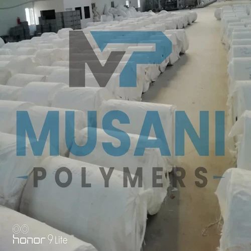 Laminated Milky White PP Woven Fabric Roll