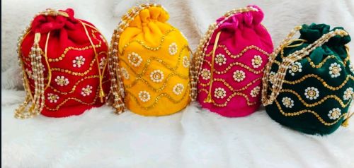 Decorated Cloth Potli Bag