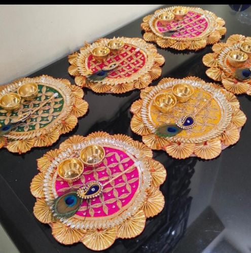 Acrylic Meena Haldi Kumkum Thali