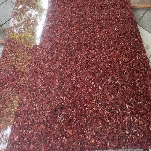 Zem Red Granite Slab
