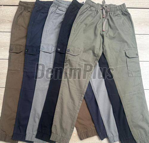 Mens Cotton Cargo Jogger Pant