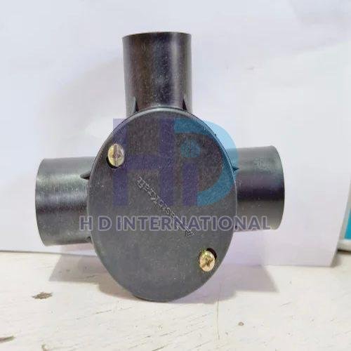 PVC Three Way Grey Junction Box