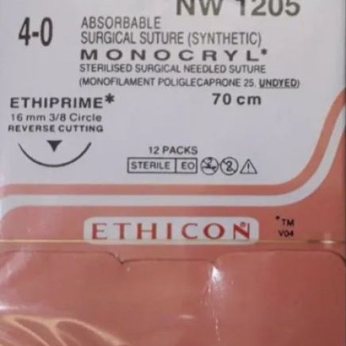 Ethicon Monocryl NW1205 Surgical Suture
