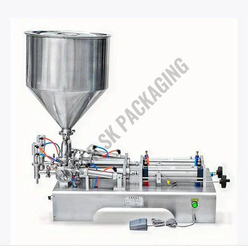 Stainless Steel Double Head Paste Filling Machine