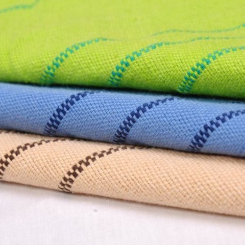 Multicolor Plain Cotton Casement Fabric