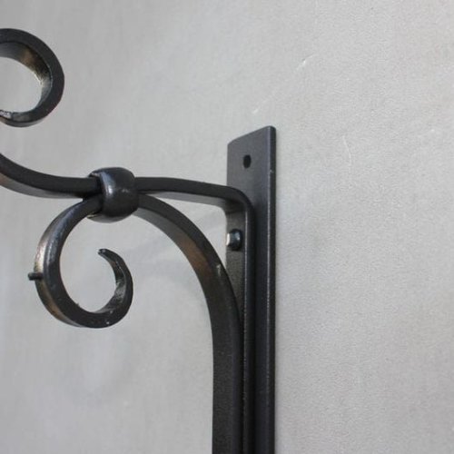 Wrought Iron Curtain Rod