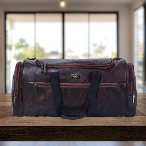 PU Leather Travel Duffle Bag