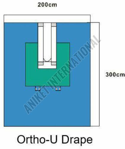 Reinforced U Split Surgical Drape