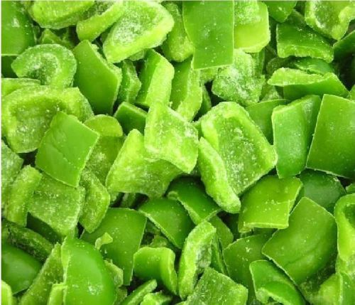 Frozen Green Capsicum Dice