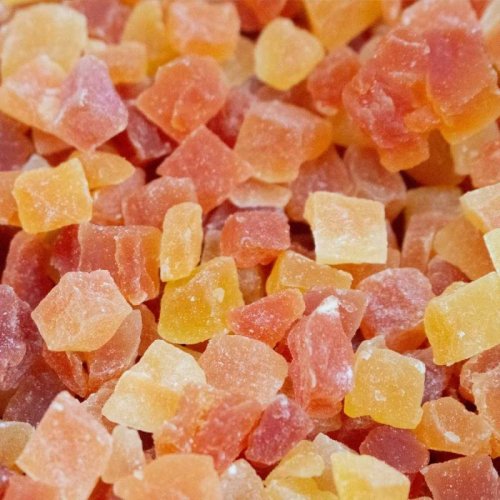 Frozen Papaya Dice