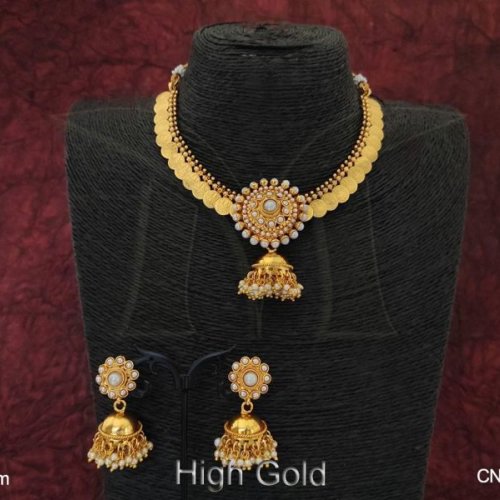 CN-191-122 Temple Coin Jewellery Set