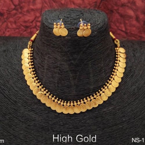 NS-11174-55 Temple Coin Jewellery Set