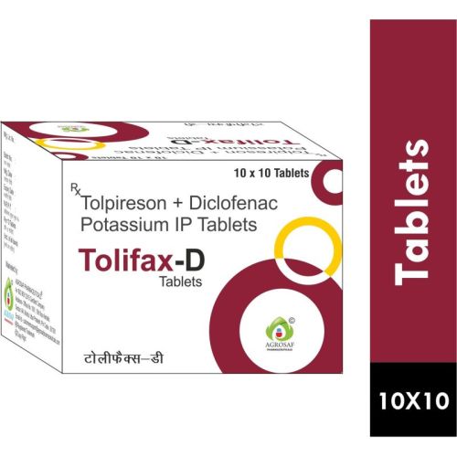 Tolperisone 150mg & Diclofenac 50mg Tablet