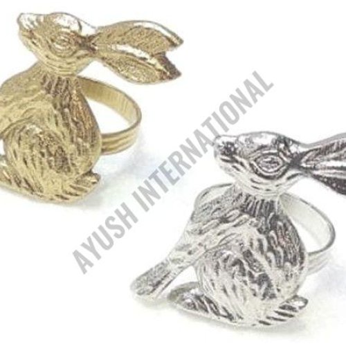 Aluminium Rabbit Napkin Ring