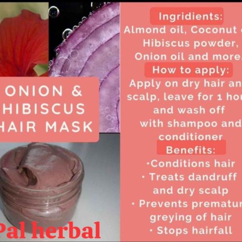 Herbal Onion Hibiscus Hair Mask
