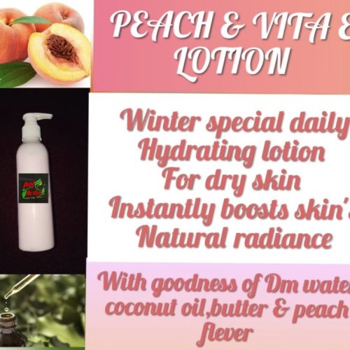 Herbal Peach  And  Vita E Lotion Cream
