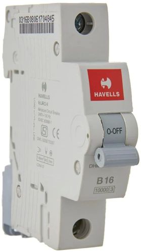 B 16 Havells Single Pole MCB Switch