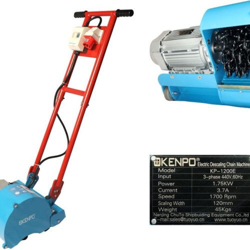 Electric Descaling Chain Machine KP1200E IMPA 591212 High-Speed Surface Preparation Tool