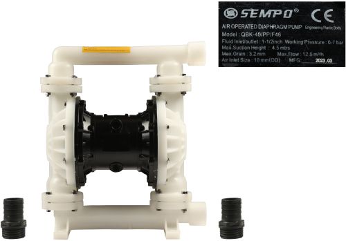 p-2  Pneumatic Plastic Diaphragm Pump