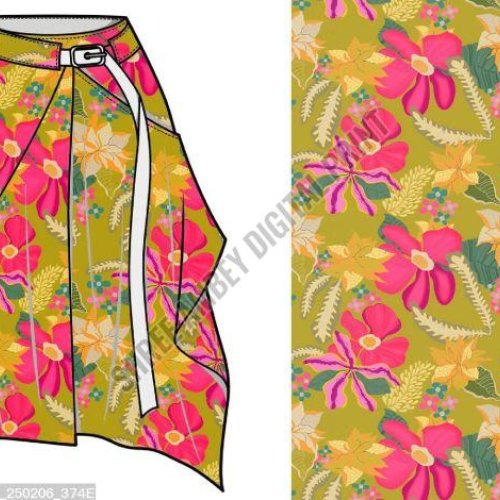 Ladies Western Beach Wear Wrap Skirt