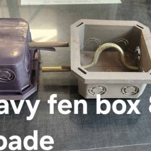 8mm Grey PVC Electric Fan Box