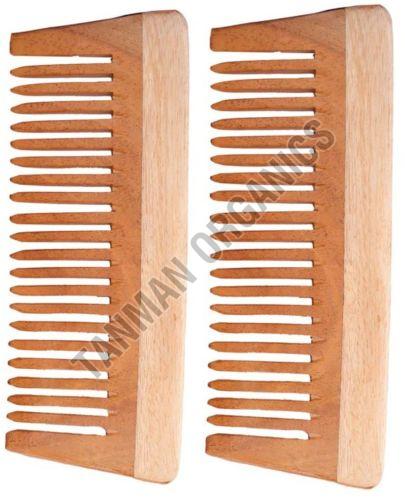 Neem Wood Detangle Dual Wood Shampoo Comb