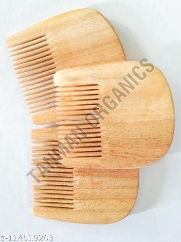 Neem Wood U Shape Beard Comb