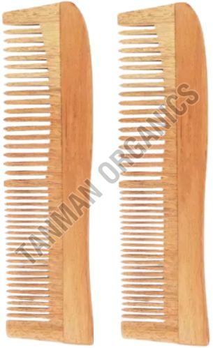 Twin Tooth BINA  Neem Wood Comb