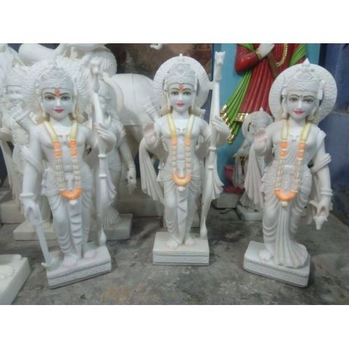 White Marble Ram Darbar Statue