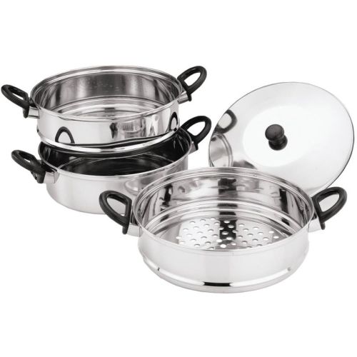 3 tire steamer set
