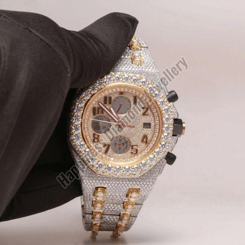Chrono Full Iced Out Watch