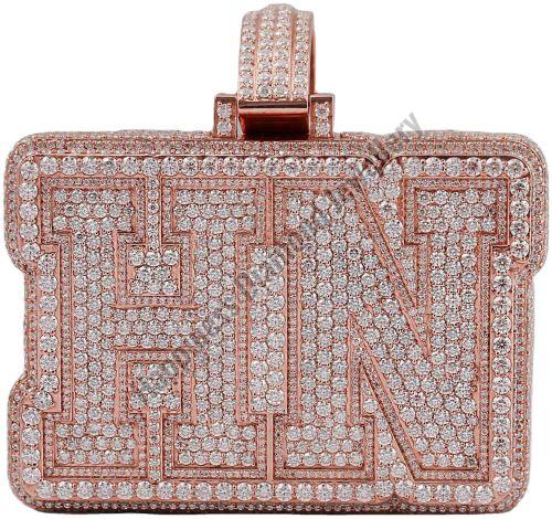 HN Full Iced Out Pendant