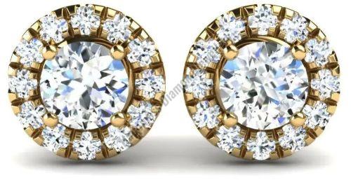 Ladies Diamond Stud Earrings