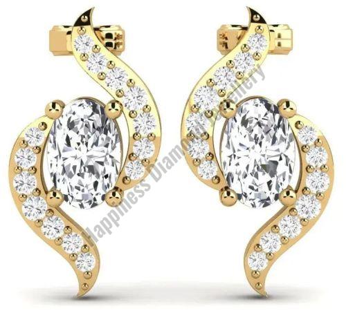 Ladies Oval Drop Earrings