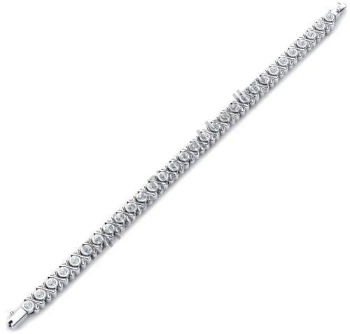 White Gold Tennis Diamond Bracelet