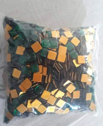 Square Glass Beads