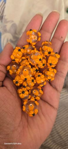 Yellow Glass Beads