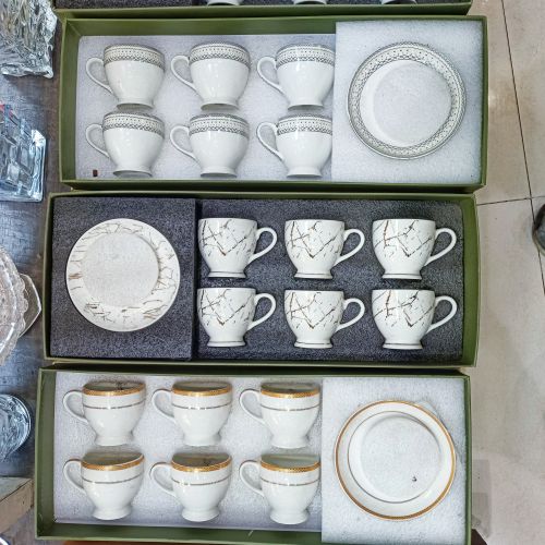Ceramic Cup and Saucers