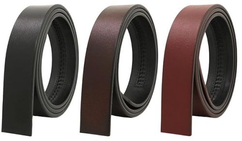 Leather Mens Belt Without Buckle