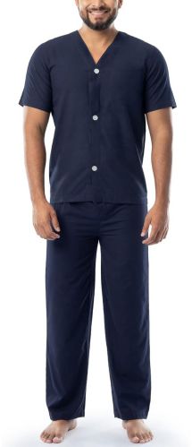M11019 Mens Woven Pyjama Set